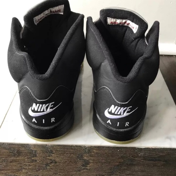 Air Jordan 5 Retro Black Metallic Silver 1999 - Picture 3 of 8